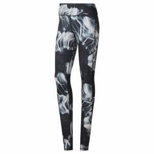 Legginsy Damskie Reebok Running Essentials Czarne PL 20LUDMG